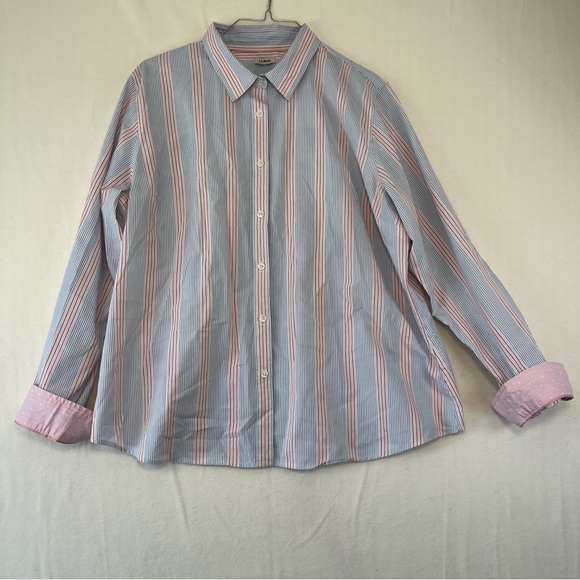 L.L. Bean Tops - Vintage ll bean striped button up